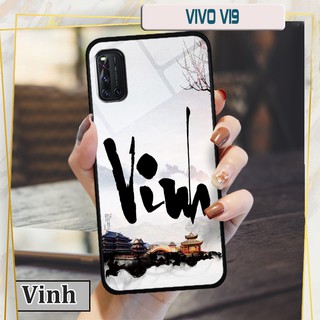Ốp lưng kính 3D Vivo V19- chữ thư pháp ý nghĩa