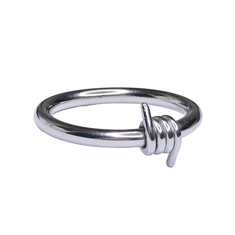 Nhẫn bằng thép không gỉ thời trang cá tính phong cách vintage