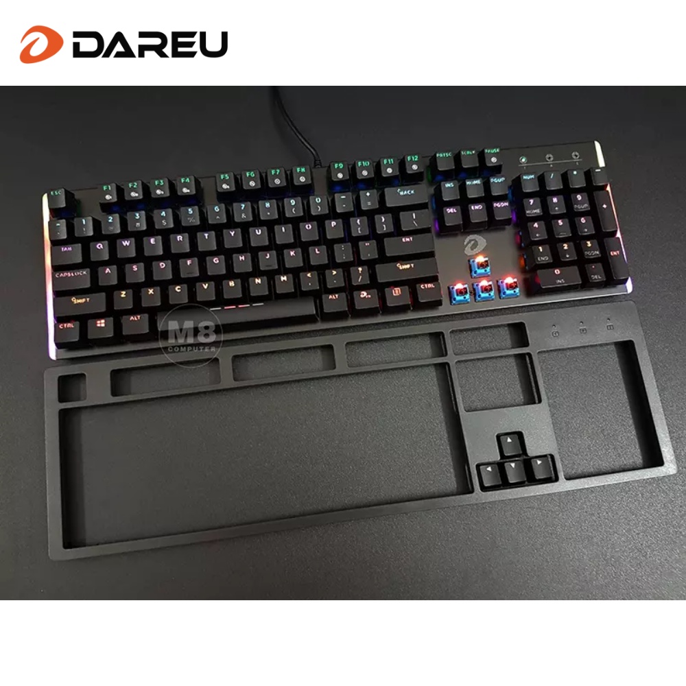 Bàn Phím Cơ DAREU EK520 Multi Led Optical (chống nước) WATERPROOF, Optical switch [Bảo Hành 2 Năm]
