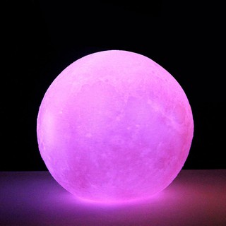 Đèn LED hình mặt trăng 3D nhiều màu