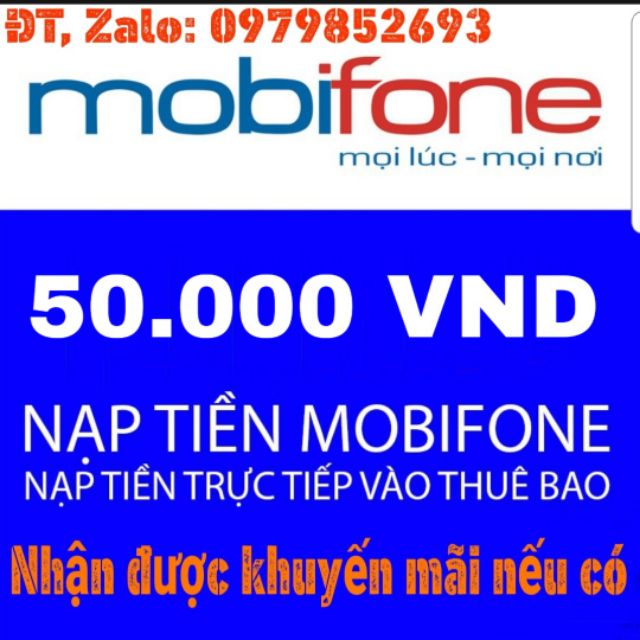 Thẻ Cào MOBIFONE 50.000VND