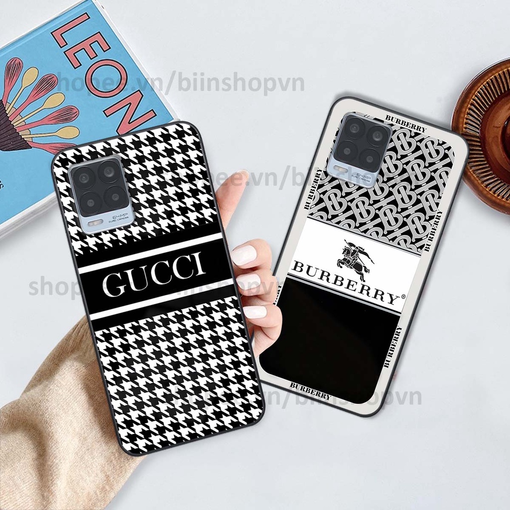 Ốp Realme 8 in hình các thương hiệu nổi tiếng siêu đẹp, thời trang cá tính