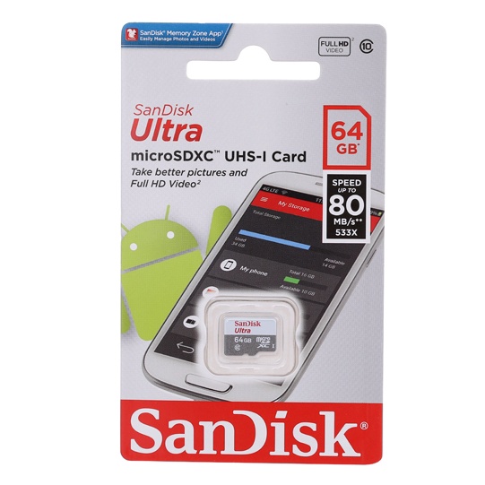 Thẻ Nhớ Sandisk Ultra 64GB Chính Hãng