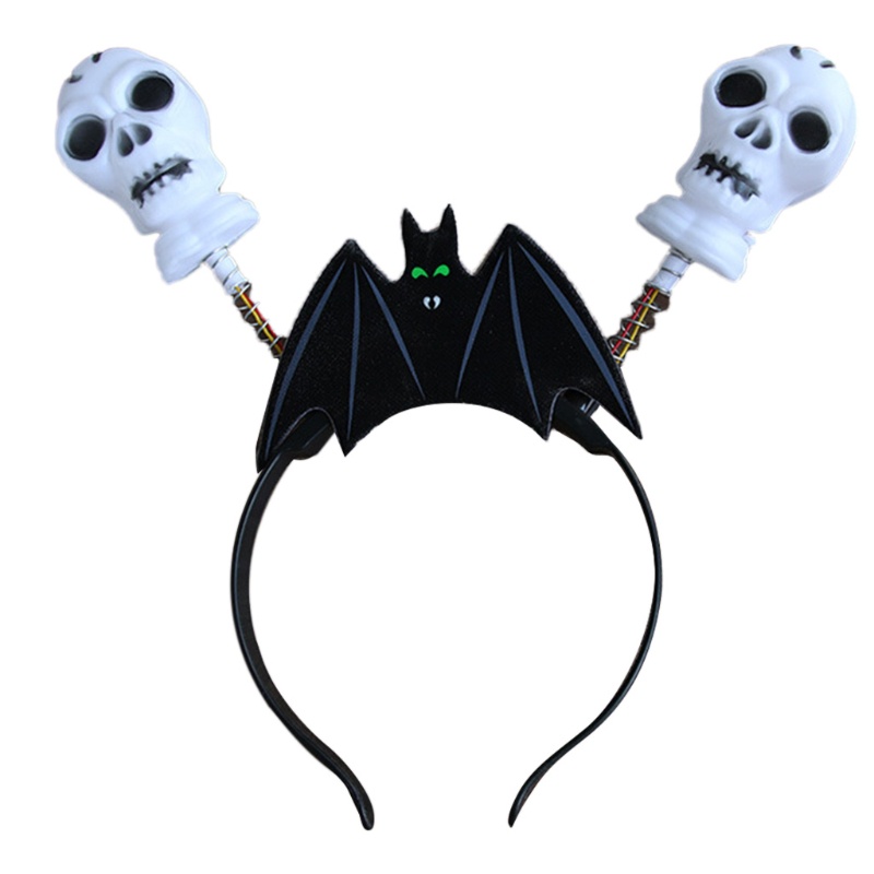 Băng Đô Hóa Trang Halloween Hình Đầu Lâu / Bí Ngô Phát Sáng Dễ Thương