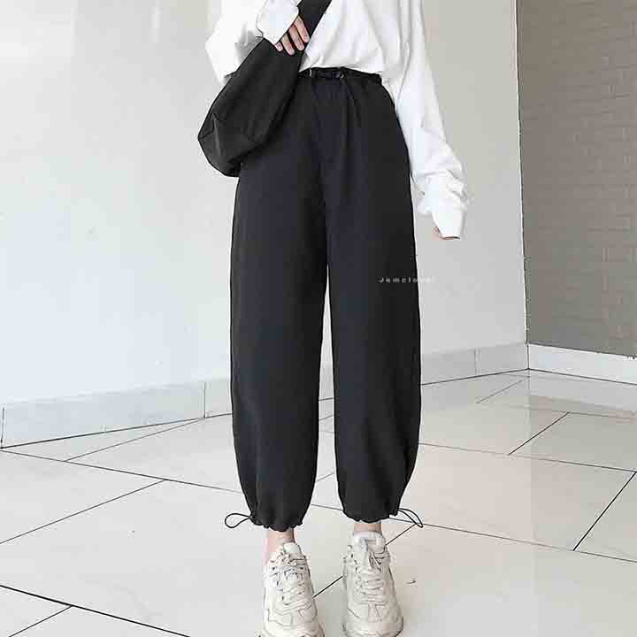 [QN09] Quần Jogger Nữ Dài Ống Rộng Có Bo SIMPLE Ulzzang (ẢNH THẬT) | BigBuy360 - bigbuy360.vn