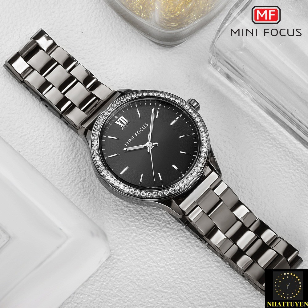 [ xả kho ] ĐỒNG HỒ NỮ MINI FOCUS 0043L DÂY THÉP CHÍNH HÃNG