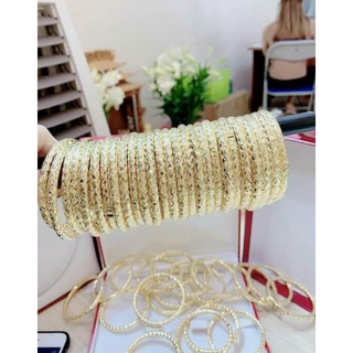 vòng cặp bản 3ly vàng 6k