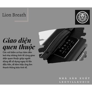[Lion Breath] Loa Bluetooth Di Động - BASS CỰC CĂNG