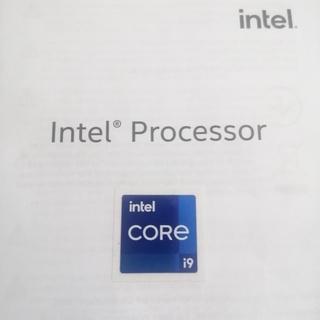CPU Pentium, Core I3, Core I5, Core I7, Core I9 - Miếng dán Sticker (hàng bóc hộp nguyên catalog)