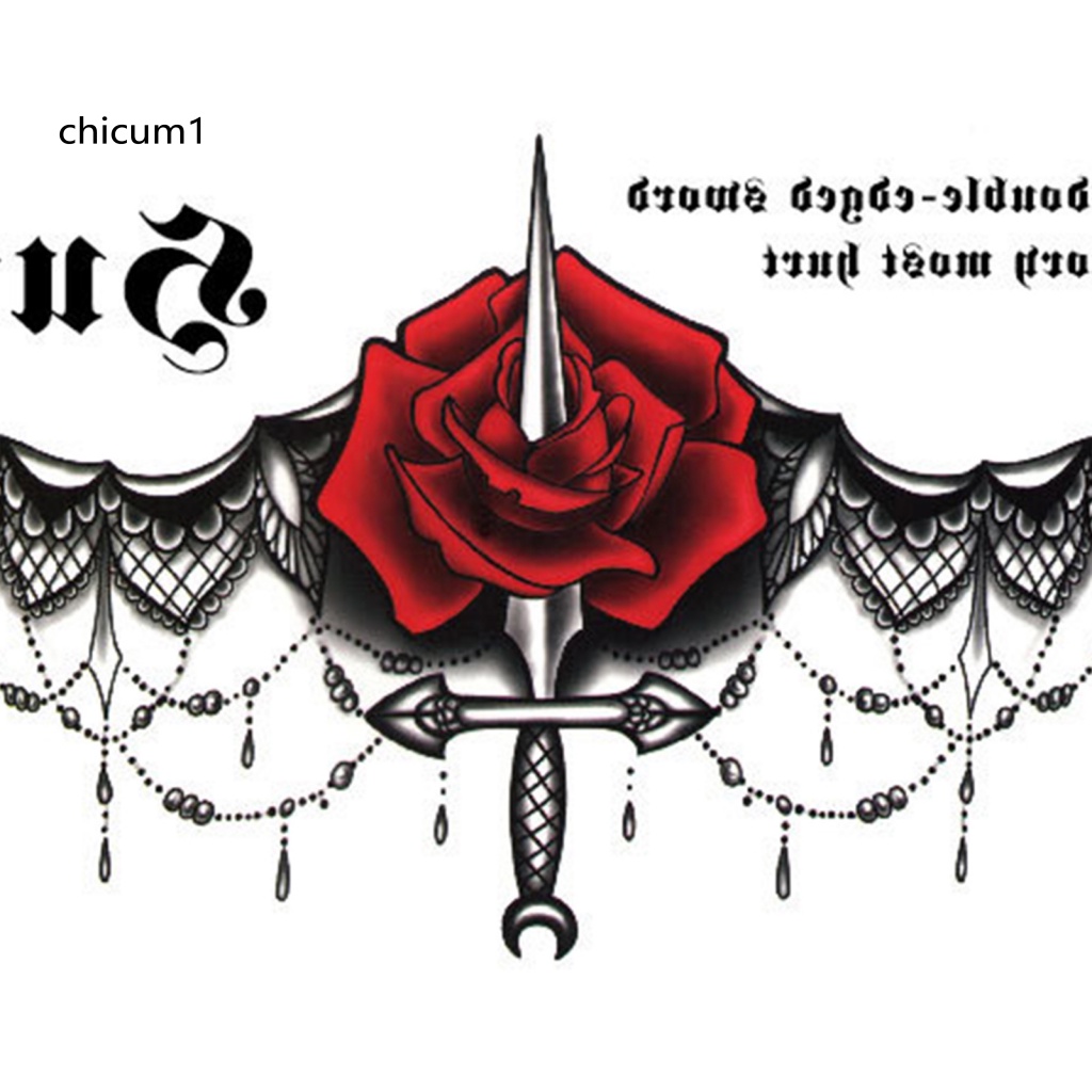 Miếng Dán Hình Xăm Tạm Thời CC PET Dễ Sử Dụng Dành Cho Bạn Nữ