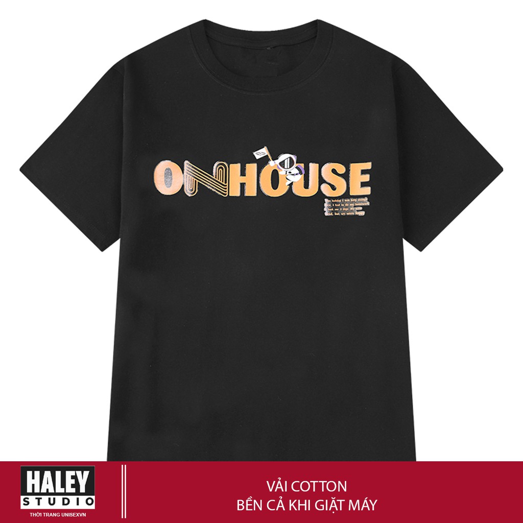 Áo Thun OnHouse Unisex Form Rộng Nam Nữ phong cách Hàn Quốc TN470 Haley