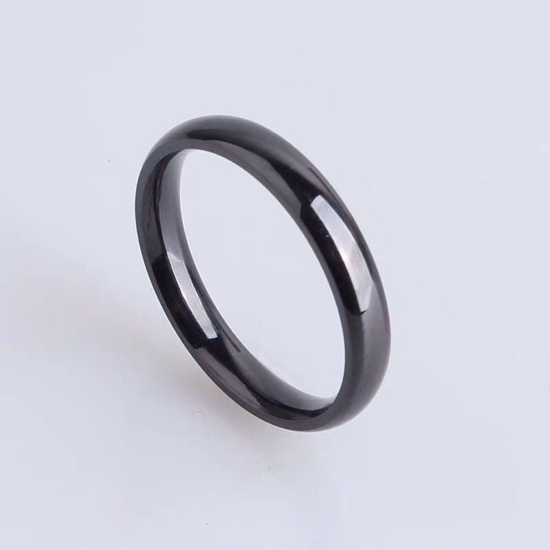 Ring Pendant Chain Necklace dây chuyền vòng cổ titan phối nhẫn không gỉ không đen siêu bền nam nữ unisex