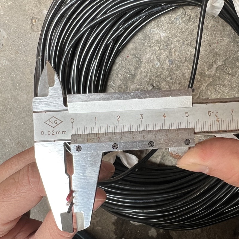 Dây điện 3 lõi 0.3mm2 - Cáp tròn đen - 100 mét