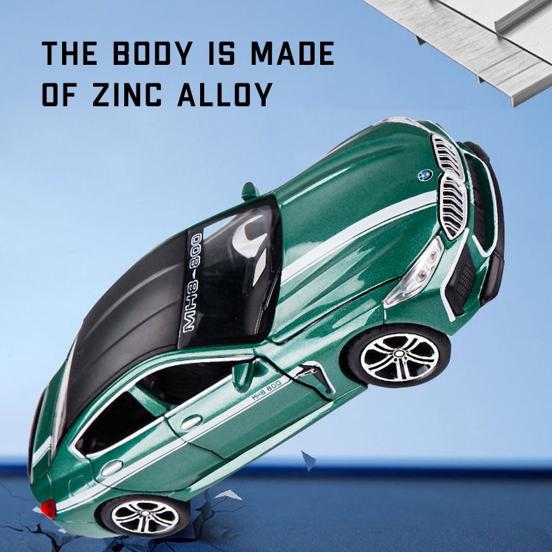 Mô Hình Xe Hơi BMW M8 Bằng Hợp Kim Tỉ Lệ 1: 32 Có Đèn Và Nhạc