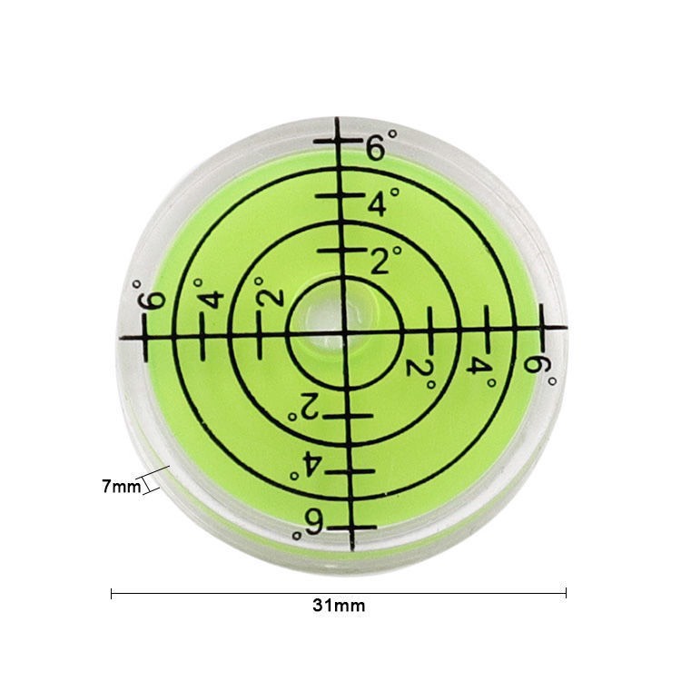 Thước Thuỷ Tròn Cân Bằng Hạt Thuỷ 15mm 32mm