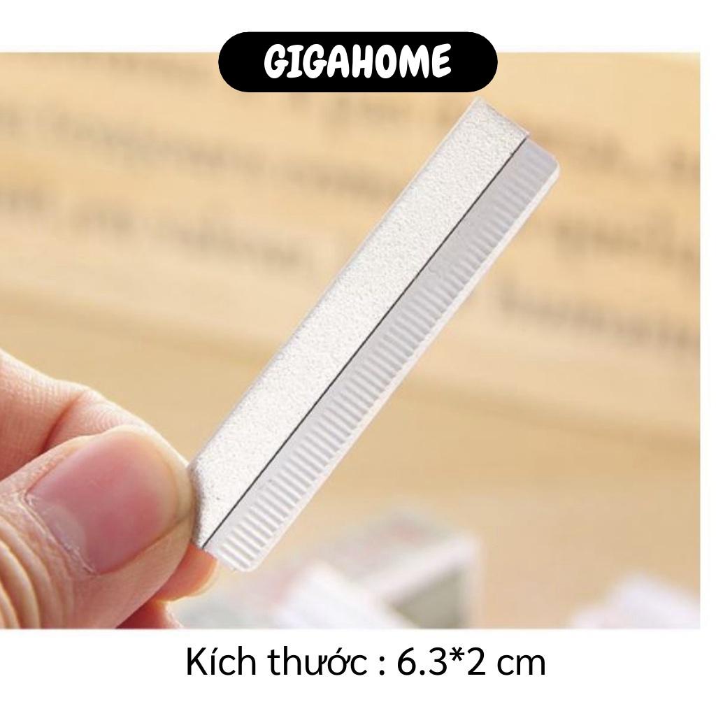 Lưỡi Dao Cạo GIGAHOME Dao Lam Tỉa Lông Mày Specal Chất Liệu Thép Không Gỉ, Bền 4523