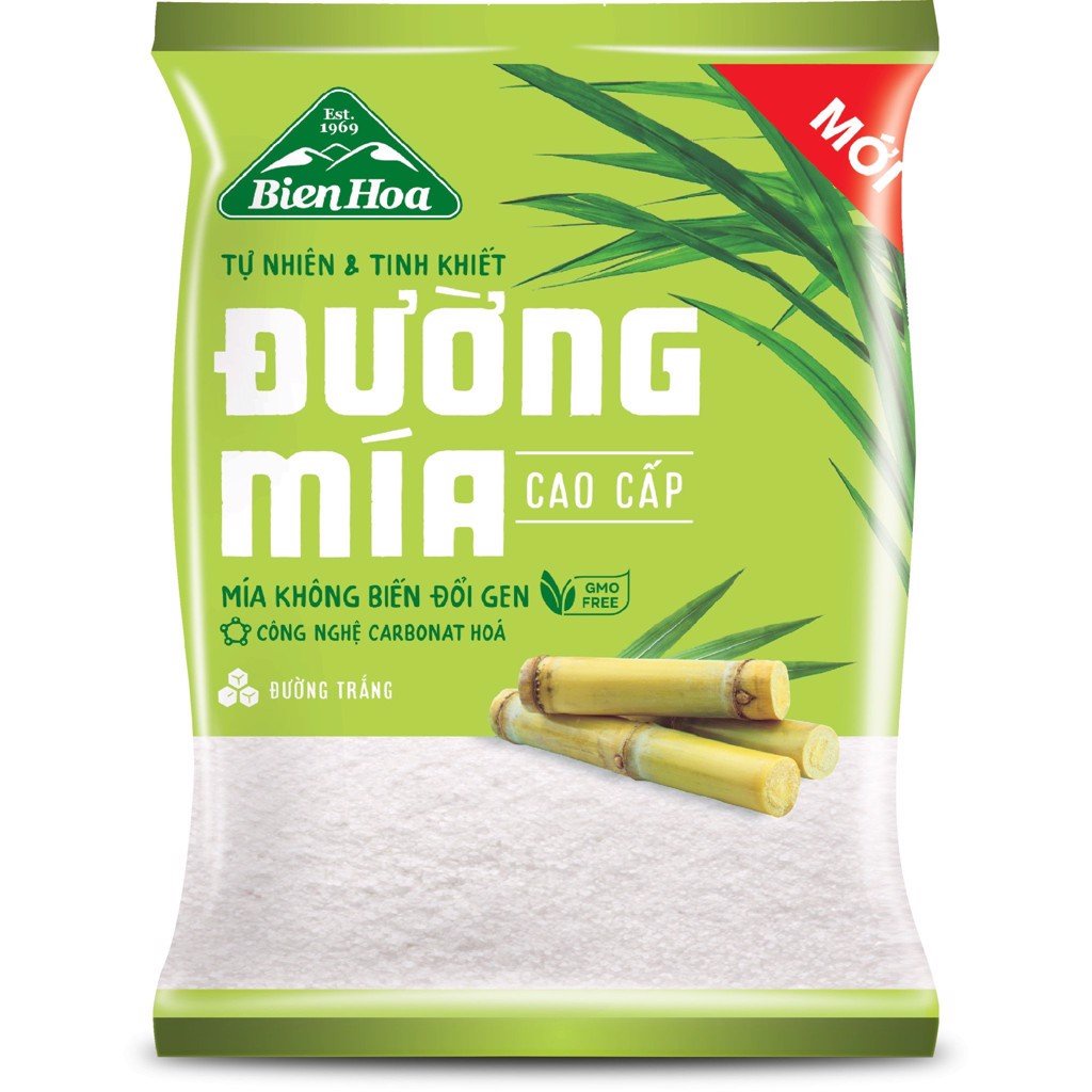 Đường Mía Cao Cấp Biên Hòa Túi 1kg
