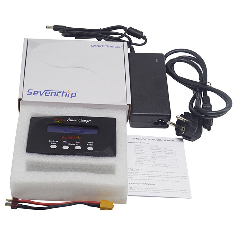 Bộ Sạc Pin Lipo NiMh Lithium Ion Ni-Cd Kỹ Thuật Số IMAX B6 Nova 60W Kèm Bộ Chuyển Đổi Cho Xe Hơi Điều Khiển Từ Xa