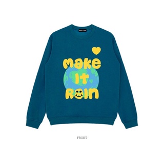 Áo sweater lót lông Make it rain( order taobao)