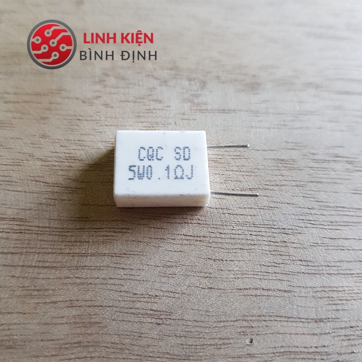 Điện trở sứ 0.1r 5w