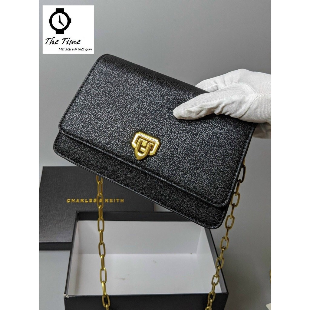 Túi xách nữ  Charles and Keith  C&K nữ Authentic – Charles Keith Chain Link 20x16x8.5cm