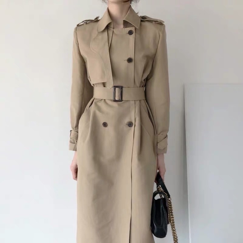 Áo khoác mangto nữ Hàn quốc BORA SHOP dáng dài order
