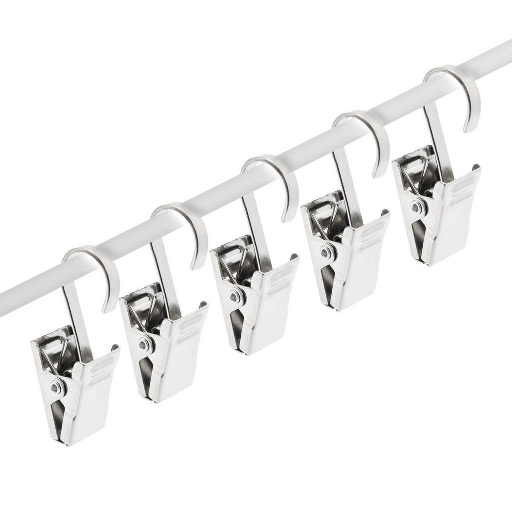 Kẹp treo rèm bằng thép không gỉ tiện lợi
