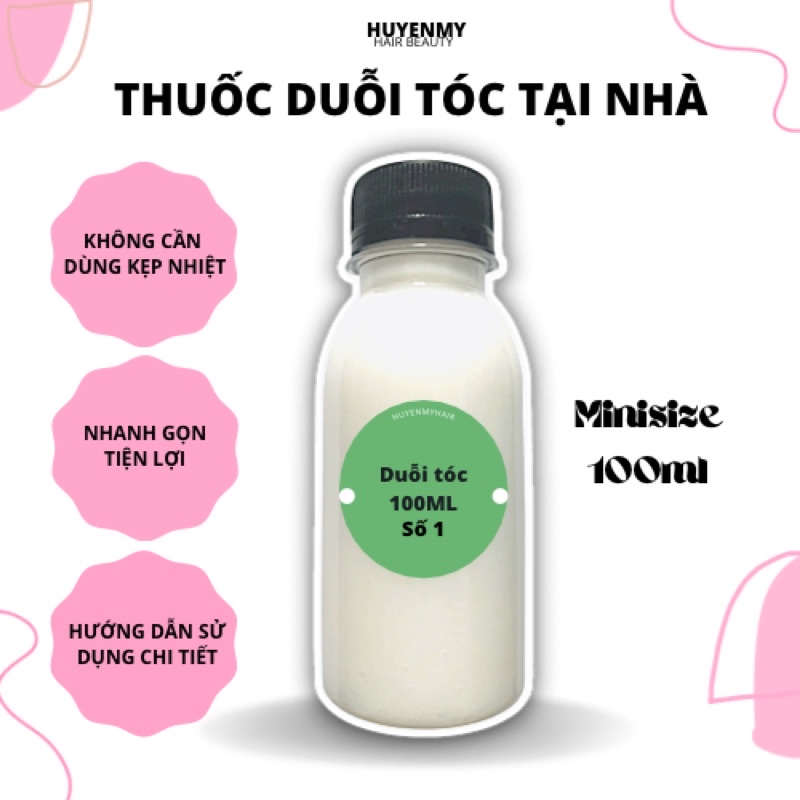 Thuốc Duỗi/Ép tóc tại nhà không cần dùng nhiệt chứa nhiều dưỡng chất (100ML)