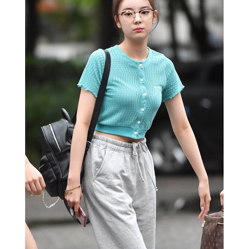 [ORDER] Quần jogger Adidas R.Y.V giống Jennie BLACKPINK và Lia ITZY (xanh/xám/đen)