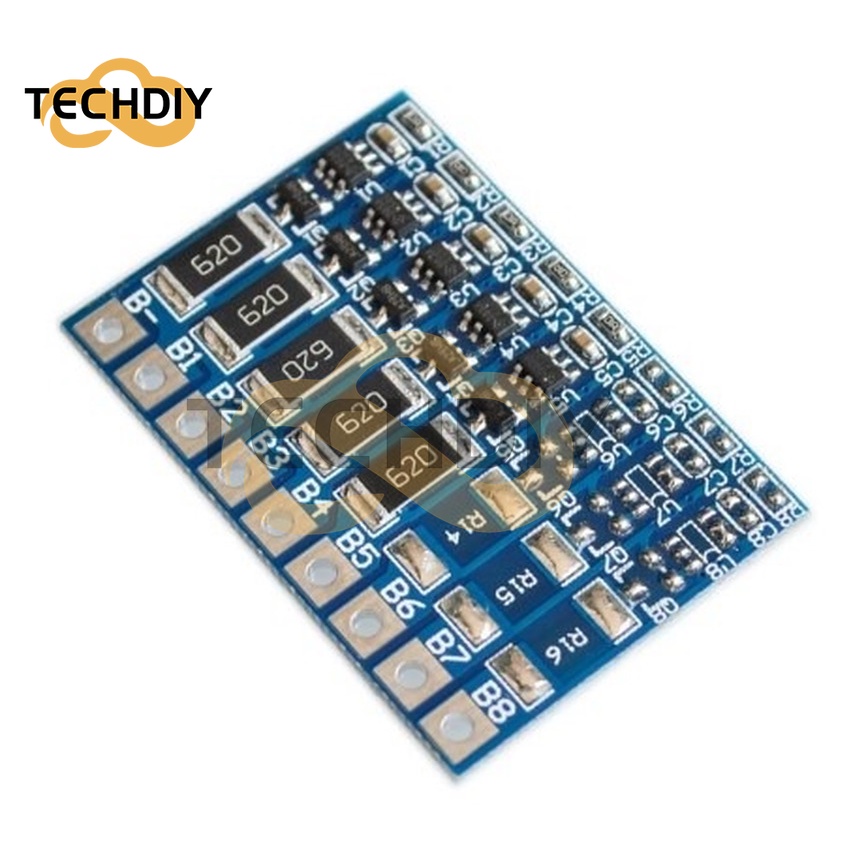 Bảng Mạch Cân Bằng Bảo Vệ Cho Pin Li-ion Lipo 18650 3/4/5/6/7/8S 21V 4.2V 68mA 5S