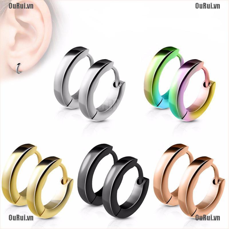 Khuyên Tai Dạng Kẹp Bằng Thép Không Gỉ Thời Trang Cho Nữ
