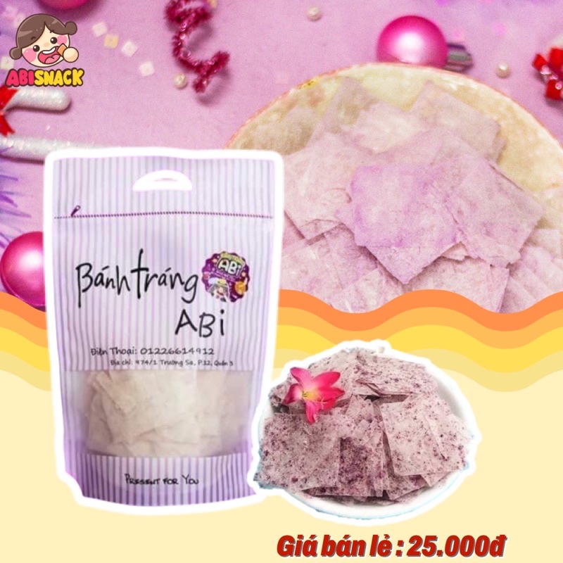 [ABI SNACK] BÁNH TRÁNG ABI VỊ KHOAI MÔN