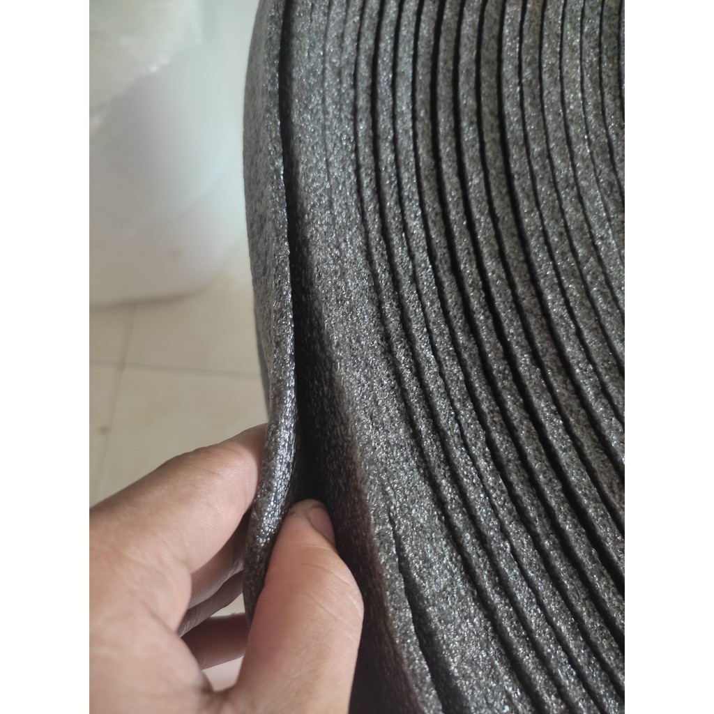 Mút PE Foam Màu Đen Dày 5mm/ly Bọc, Lót, Gói Hàng