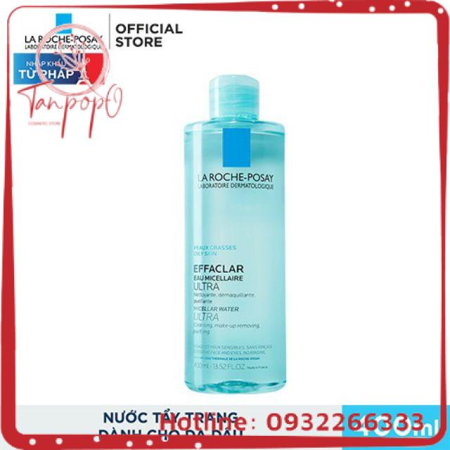 Tẩy trang La Roche Posay 400ml cho da dầu nhạy cảm