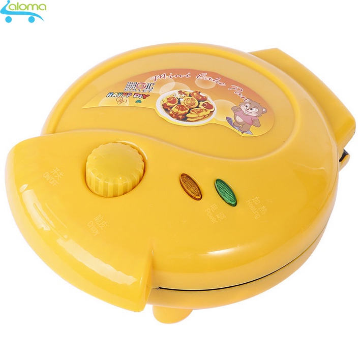 Máy nướng bánh 7 khuôn hình thú tặng máy đánh trứng 7 tốc độ