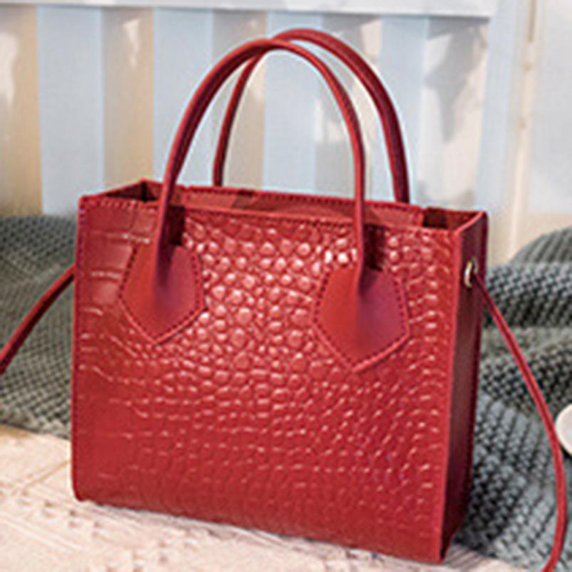 Ladies PU Leather Women's Crossbody Bag Fashion Trendy Shoulder Bag Solid Color
