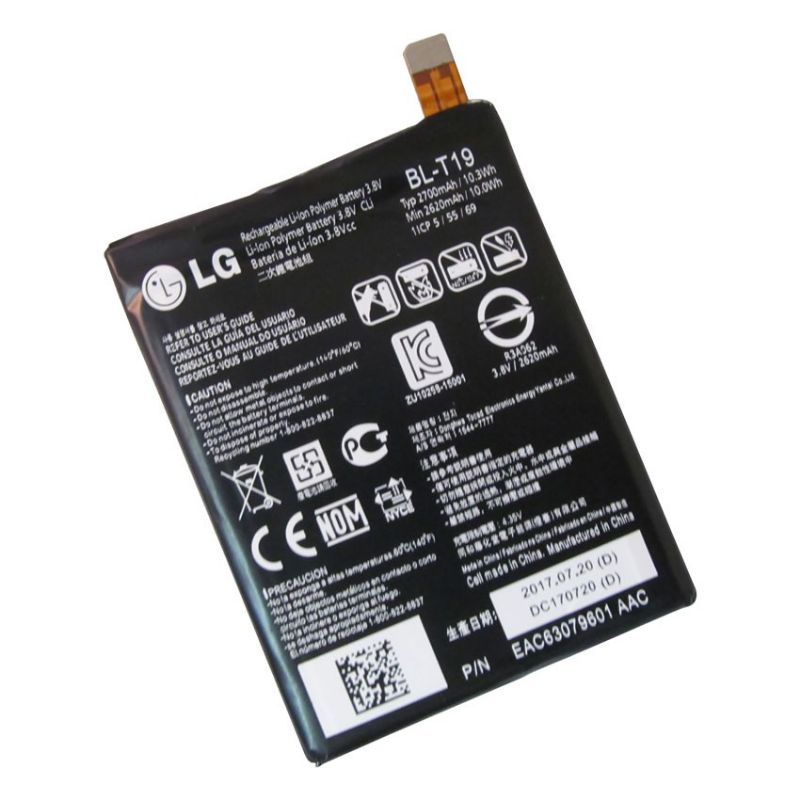 Pin Google NEXUS 5X (BL-T19) dung lượng 2700mAh bảo hành 6 tháng.