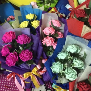 Bó hoa giấy nhún