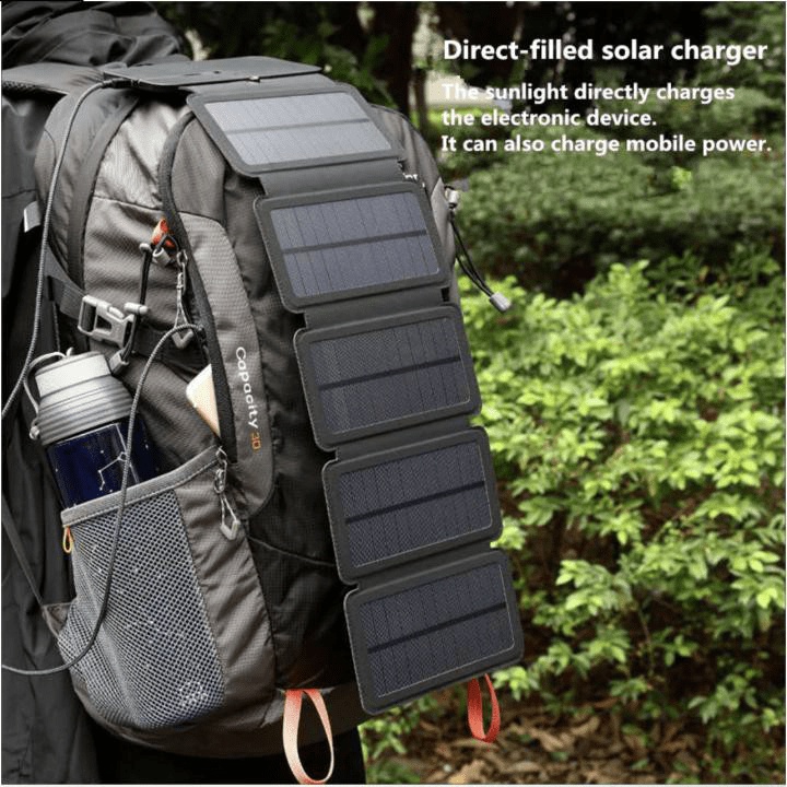 Worldmart - Tấm pin năng lượng mặt trời Solar 5Cell USB Backpack 8W