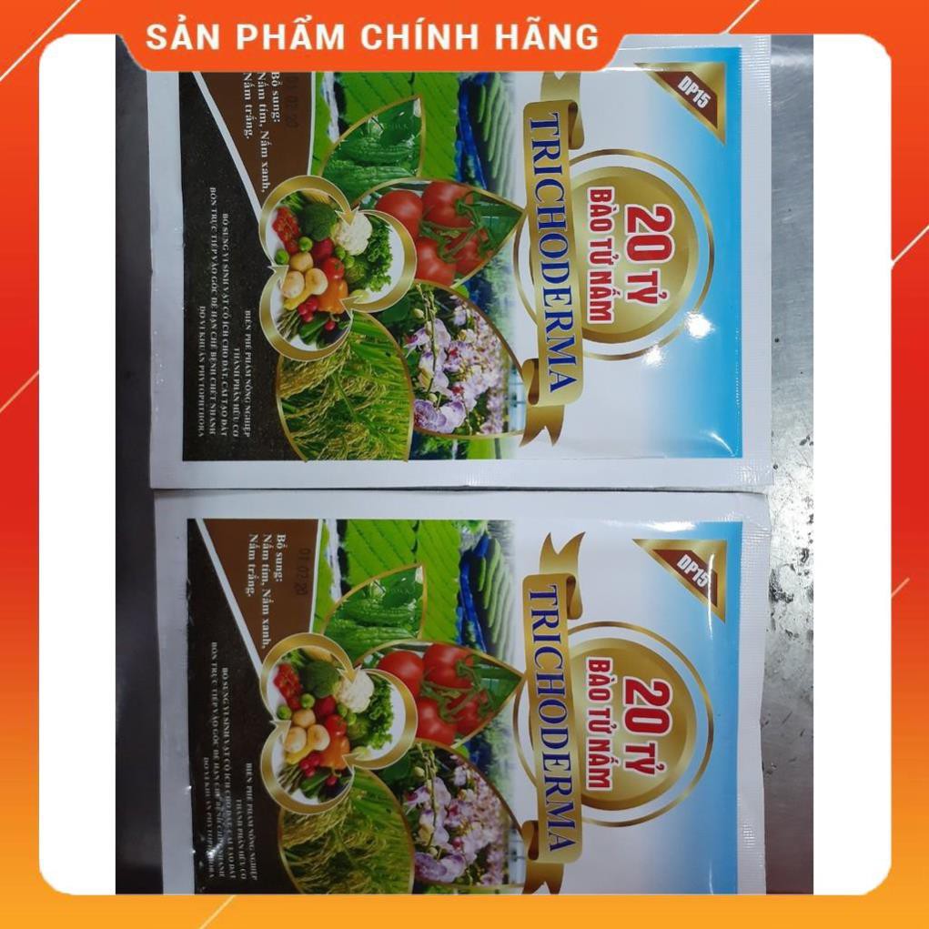 Chế phẩm sinh học trichoderma 20 tỷ bào tử gói 100gr