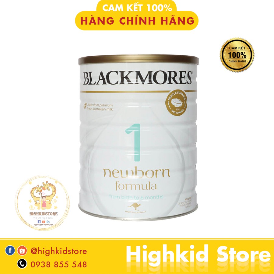 Sữa Blackmore úc số 1, 2, 3 - 900g (Chính hãng - Có tem nhà pp)