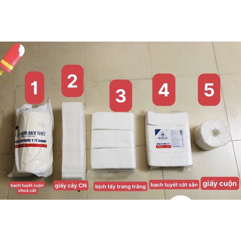 Bông bạch tuyết cuộn,cắt sẵn giấy cây giấy tẩy trang,giấy cuộn dùng rửa mặt thấm dầu massage  trong spa thẫm mỹ viện
