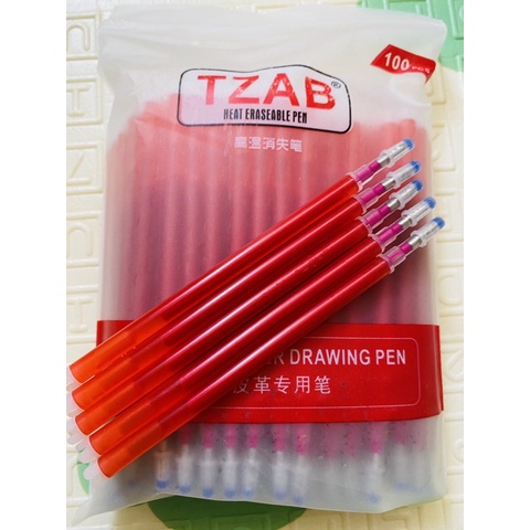 Bút vẽ lên vải bay màu, bút ủi bay màu trắng-đen-xanh-đỏ | Rập Hana