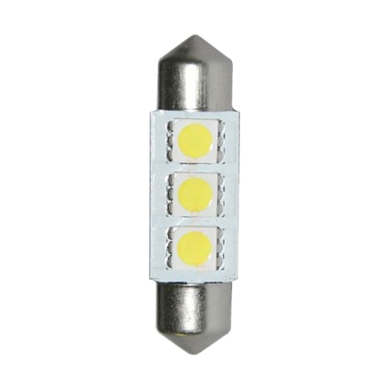 Set 5 đèn LED 36mm 5050 12V gắn bên trong xe hơi chuyên dụng