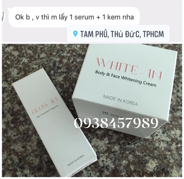White-in Phiên bản 2021❤️ Kem dưỡng trắng da dành cho face và body❤️ | BigBuy360 - bigbuy360.vn