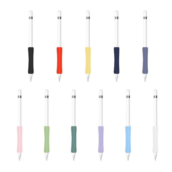 Vỏ bọc tay cầm bằng silicone 12 màu tùy chọn thích hợp cho Apple Pencil 1 2