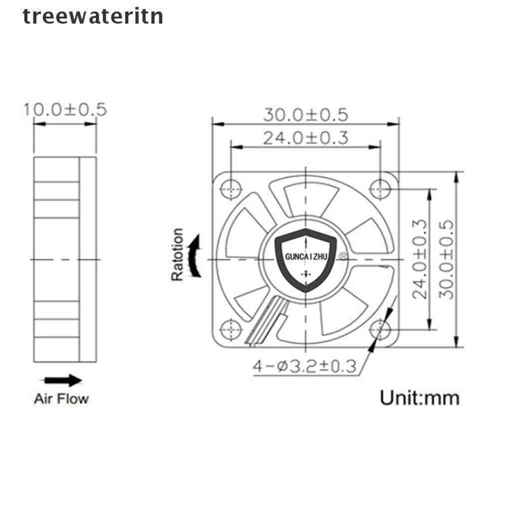 Quạt Tản Nhiệt Làm Mát Máy In 3d 3010 30x30 X 10mm 3cm Với 2pin