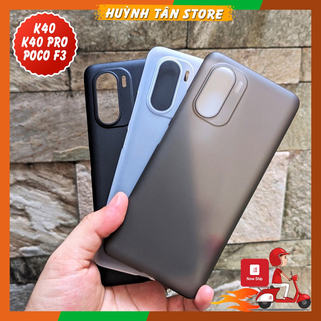 Ốp lưng redmi k40 k40 pro poco f3 dẻo nhựa siêu mỏng giấy chống bám vân tay bảo vệ camera phụ kiện huỳnh tân store.