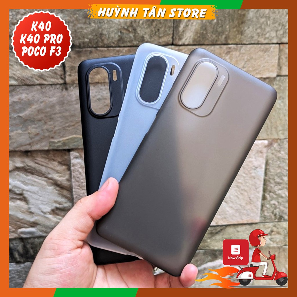 Ốp lưng Xiaomi Poco F3, Redmi K40, K40 Pro dẻo nhựa siêu mỏng giấy chống bám vân tay, chất lượng như hãng Memumi