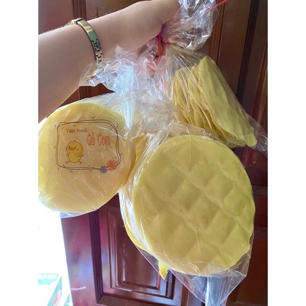 Hoành thánh khô miếng tròn ( hoành thánh lá )